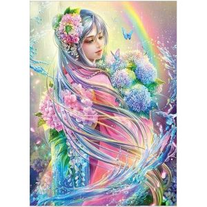 5d Diamant Kit De Peinture, De 30 * 40 Cm De Diamant De Point De Croix,Broderie De Diamant - Bricolage - Manga Dessin,Peinture Par Numéros, Idéal Pour La Décoration - Neuf