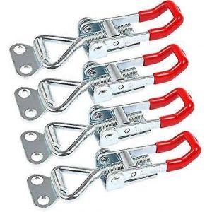 Loquet à genouillère en métal,4pcs GH-4001 Loquets à genouillère de menuisier réglables,loquet à pince pour armoire,porte - Neuf