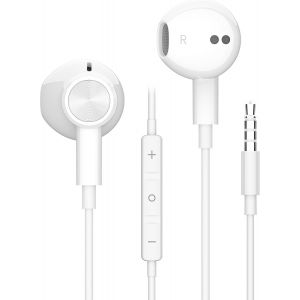 UUR-Écouteurs 3,5 mm pour Samsung Galaxy A15 A14 A12 A23 A52S A42 A72, Écouteurs Intra-Auriculaires avec Fil,Casque de Sport stéréo avec Microphone contrôle du Volume pour Redmi Note 13 12 Pro+11 11S - Neuf