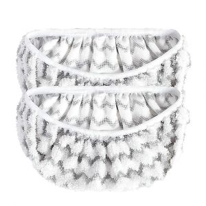 Lot de 2 lingettes réutilisables en microfibre pour balai Swiffer, pour sols humides et secs - Neuf