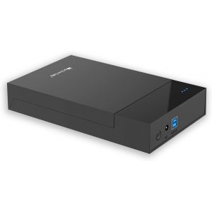 CFRY-Boîtier de Disque Dur 3,5"" USB 3.0 vers SATA Boîtier pour Disque Dur Externe 3,5"" SATA HDD (Disque Dur Non Inclus) - Neuf