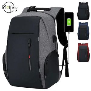 KALEC-Sac À Dos D'Affaires Hommes Usb École Sacs À Dos Étanche Ordinateur Portable Étudiants Cartable Grande Capacité Sacs À Dos Sac À Dos Sacs,15 Pouces,Bleu - Neuf