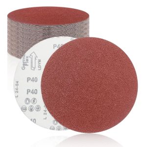 30 pcs Disque Abrasif 250mm Disque Poncage Grain (6 x P40/60/80/120/180) Disque a Poncer Crochet et Boucle Pour les Ponceuses à Disque - Neuf