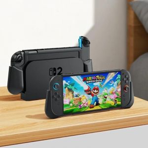 PZOZ &iquest; &eacute;tui de support pour Nitendo Switch 2, bo&icirc;tier OLED, support de poign&eacute;e amovible, housse de protection, station d'accueil enfichable, accessoires Ultra-fins,For Switch 2 Case - Neuf
