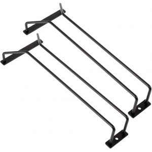 Chaas-Porte-Verres &Agrave; Vin En M&eacute;tal Noir, Support De Verres &Agrave; Pied Sous &Eacute;tag&egrave;re, 30,5 Cm, Pour Cuisine, Restaurant, Bar, Table &Agrave; Manger - Neuf