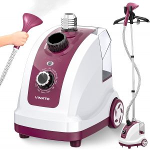 MEVRONISSHOP-Defroisseur Vapeur Vertical, Repasseur Vapeur Vertical avec R&eacute;servoir d'eau de 1,35 litre, 11 Fonctions Vapeur Clothes Steamer, Brosse Vapeur Pour Tous Types de Textiles - 1950W - Neuf