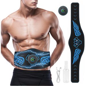 Ceinture Abdominale Electrostimulation,Electrostimulateur Musculaire Avec Affichage Et Usb Recharge,10 Modes 39 Niveaux,Musculation Appareil Femme Homme,Entraînement Abdominal Ems Renforcer Muscle - Neuf
