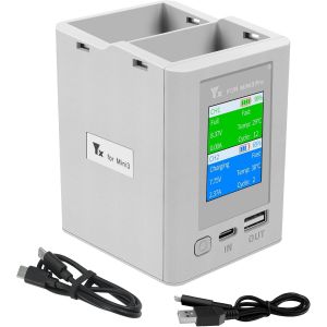 Chenquansarl-Chargeur De Batterie, Station De Charge Bidirectionnelle Avec Écran Couleur Pour Dji Mini 4 Pro/Mini 3/Mini 3 Pro, Accessoire De Hub, Station De Charge Parallèle, Hub De Chargement, 2-Volohas - Neuf