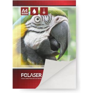 Folaser 10x film autocollant blanc A4 297x 210 mm film laser mat papier autocollant imprimante laser film polyester blanc autocollant papier autocollant blanc pour imprimantes laser couleur - Neuf