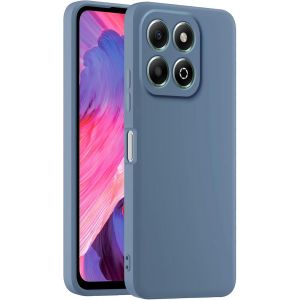 Kal-Coque De Téléphone En Silicone Colorée, Adaptée À Honor X6b (6.56"") - Gris Lavande - Neuf
