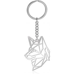 KAL-Porte-Clé Animal En Acier Inoxydable Porte-Clé De Voiture Porte-Clé De Sac À Main Accessoires Porte-Clé À Breloque Pour Hommes Et Femmes - Neuf