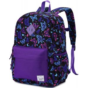 Cartable Fille Garcon Primaire,Sac à Dos Enfants Filles Garcons Imperméable Léger Mignon 4-6 Ans Sac d'École pour Maternelle Scolaire avec Sangle de Poitrine Convient pour A4[T122] - Neuf