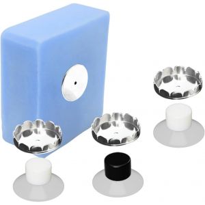 Pack de Porte-Savon Aimanté avec Protection (3,Transparente) - Neuf