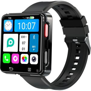 4g Smart Watch Phone, Android 11 Mtk6739 Quad Core 3 Go+32 Go Smartwatch 2,65 Pouces Grand &Eacute;cran Homme Horloge 1200 Mah Port Type-C 5,0 Mp Dual Camera Wifi Bluetooth Gps Fitness Activity Tracker - Neuf