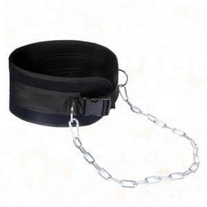 Ceinture D'halterophilie Pour Hommes, Ceinture Dorsale En Cha&icirc;ne De Fer Pour Entra&icirc;nement En Salle De Sport, Musculation, Tractions - Neuf