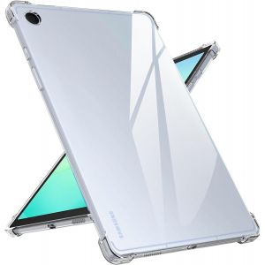 ELVORIX-Coque pour Samsung Galaxy Tab A11 8,7 Pouces, Protection Avanc&eacute;e Contre Les Chutes, Flexible en Silicone TPU, Antichoc, Anti-Rayures, Anti-Jaunissement Coque pour Samsung Tab A11, Transparent - Neuf