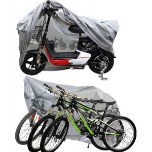 Cfus-Housse Vélo,Housses Protection Pour Vélo,Housse Protection Imperméable,Bâche Protection Pour Vélo,Housse Velo Exterieur Anti-Uv Protection Poussière Résistant Impermeable De Bicyclette Cycle Sco - Neuf