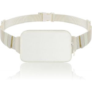 KALANKA-Sacs Banane Running, Ceinture de Course Universelle pour Femme et Homme, Sac de Sport en Nylon avec Bandoulière Réglable, Pochette Ceinture de Voyage Sécurisée pour Course Cyclisme Randonnée - Neuf