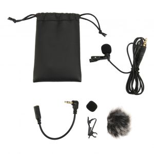 Microphone cravate professionnel antibruit a pince pour podcasting, enregistrement, vlogging - Neuf