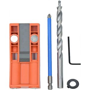 Paquet de 5 gabarits de perçage de trous pour le travail du bois à 15 degrés - Neuf