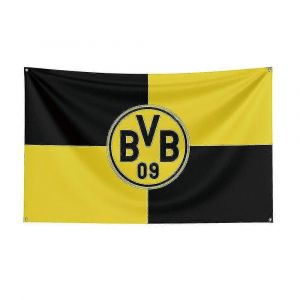 Drapeau Du Borussia Dortmund Born Pretty 3x5 En Polyester Imprime, Banniere De Sport De Course Pour Decoration - Neuf