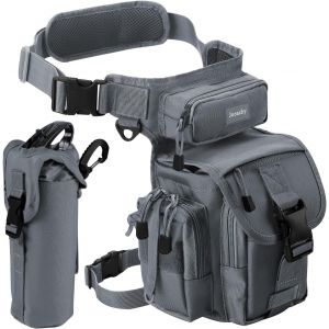 Cauc-Sac De Jambe Polyvalente - Sacoche De Cuisse P&ecirc;che Banane Molle Tactique Militaire, Sac Banane Multifonctionnel Imperm&eacute;able Pour Ext&eacute;rieur Moto Voyage Chasse Randonn&eacute;e Escalade - Sac &Agrave; Outils - Neuf