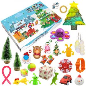 24 pcs 2023 Calendrier de l'Avent pour les Enfants de 24 Surprise des Cadeaux, L'Id&eacute;al Cadeau de No&euml;l pour les Filles et les Gar&ccedil;ons!-type 7 - Neuf
