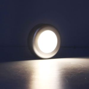 6 Led Veilleuse Mignonne,Touchez La Veilleuse Appuyez Sur Lumi&egrave;re Lampe Push 3,5 W Avec Capteur Tactile Lumi&egrave;res &Agrave; Piles Pour Placards,Armoires,Cuisine,Escaliers (Blanc Chaud) - Neuf