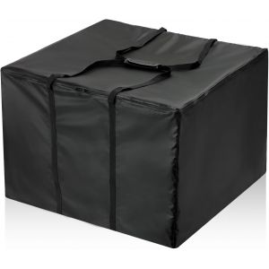 Ulteronixshop-Sac De Rangement Pour Coussins De Meubles De Jardin, 500d Oxford Imperm&eacute;able, Avec Poign&eacute;e De Transport Et Fermeture &Eacute;clair, 82 X 82 X 62 Cm (Noir) - Neuf