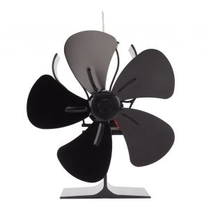 Hjlian Ventilateur De Cheminee A 5 Pales Avec Moteur Auto-Generateur, Alimente Par La Chaleur, Resistant Aux Hautes Temperatures, Pour La Maison - Neuf