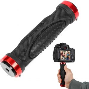 Stabilisateur de Caméra,Poignée de Caméra,Stabilisateur Vidéo de Caméra,Poignée Grip Stabilisateur,Adhérence Suffisante pour Que Vous Puissiez Tirer de Manière Stable,avec Filetage 1/4 - Neuf