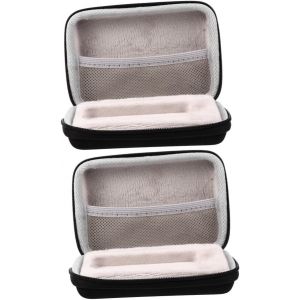 Loc-2Pièces Pochette De Rangement Pour Disque Dur Ssd Étui De Transport Compatible Avec De Données Et Câbles Boîte De Stockage Mobile Accessoire Pratique Pour Appareils - Neuf