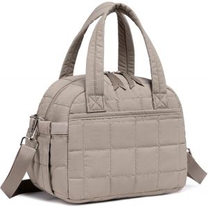 KALANKA-Boîte à déjeuner isolée pour femmes sac à déjeuner réutilisable en velours côtelé sac à main étanche glacière thermique sac à déjeuner grande capacité (gris violet) - Neuf