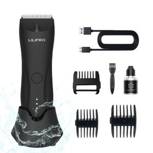 Tondeuse homme intime & corps &iquest; &Eacute;tanche IPX7, lames c&eacute;ramique, LED, autonomie longue dur&eacute;e - Neuf