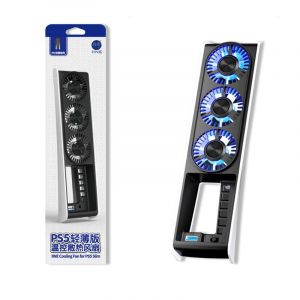Ventilateur De Refroidissement Ps5 Slim - Ps5 Slim Disc Et &Eacute;ditions Num&eacute;riques - Avec R&eacute;glage Automatique - Hubs Usb3.0 - Neuf