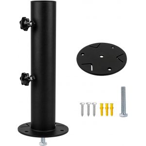 Ulteronixshop-Support Universel De Parapluie En Acier Inoxydable, Tuyau De Support De Parasol De Jardin, Support De Manchon De Parasol, Tuyau De Base De Parapluie, Tuyau De Support Pour Plaque De Gra - Neuf