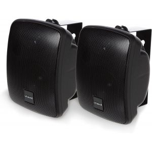 VornixorSarlshop-ASW45.2, Ensemble de 2 Enceintes &eacute;tanches, Enceinte HiFi 2 Voies, 10-80 Watts, avec Support Mural, Convient pour Une Utilisation int&eacute;rieure et ext&eacute;rieure, terrasse, Jardin, Sauna, Pi - Neuf