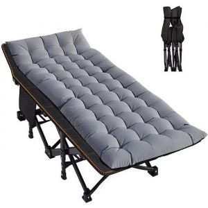 Lit de camp pliant avec coussin Divit GI19 - Neuf