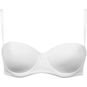 Kgabery-Soutien-Gorge Bandeau Miriam En Microfibre Douce Avec Bonnets Préformés Rembourrés Et Armatures-Art.Cd003 - Neuf