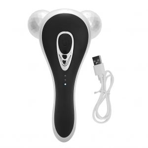 Appareil De Massage Facial Electrique, Anti-Rides, Lifting De La Peau, Raffermissement, Rouleau, Appareil De Massage De Beaute, Argent - Neuf