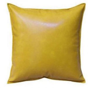 Housse de coussin decorative en similicuir, moderne et solide, ideale pour l'exterieur, ideale pour un canape ou un lit. - Neuf