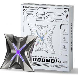 SUBZONAL-RX20 SSD Externe - Disque Dur Externe 2 to Jusqu'à 2 000 Mo/s, Utilisant la Technologie USB 3.2 Gen 2x2 Type-C, Disque SSD Portable pour PS5, Série iPhone 15, Téléphones Type-C, PC - Neuf