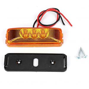 2pcs 3 LED voiture lumière lumière point culminant pour camion jaune - Neuf