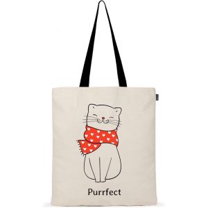RFCBC-Mixte Stoffbeutel, Tote Bag Aesthetic, Einkaufstasche Canvas Tragetasche & Stofftasche Damen Morte, Taille Unique - Neuf