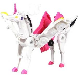 Robot licorne, voiture transformable, jouet, cadeau pour enfants, figurine d'action combinée, déformation par collision, robot - Neuf