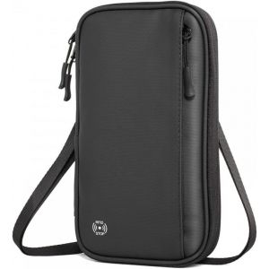 CAUC-Porte Passeport, Portefeuille de Passeport avec Blocage RFID &Eacute;tanche, Pochette Tour de Cou Documents avec Bande R&eacute;glable pour Femmes Hommes - Neuf