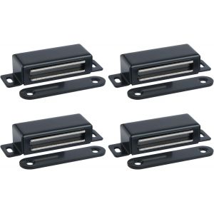 4 Pièces Aimant Porte Placard 7 Cm Pour Porte De Placard De Cuisine, Loquet De Porte Magnétique Aimant Meuble Fermeture Pour Tiroir, Armoire, En Acier Inoxydable[Jia5286985] - Neuf