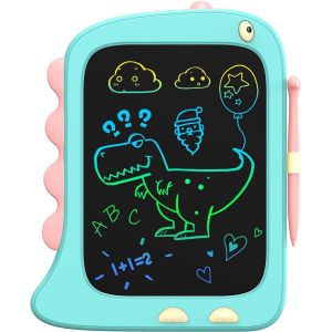 ERYI-Tablette D'Écriture Lcd De 8,5 Pouces, Tablette Graphique, Ardoise Magique, Tablette Dessin Enfant De 2 3 4 5 6 7 Ans Filles Et Garçons Cadeau D'Anniversaire Pour Les Enfants Dinosaure Jouets - Neuf