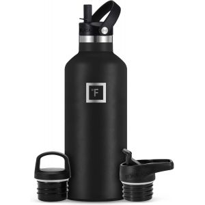 Cantine D'hydratation Pour Camping Et Randonn&eacute;e &iquest; 7,9 L/950 Ml Avec 3 Couvercles &iquest; Bouteille D'eau Isotherme Avec Paille &iquest; Double Paroi En Acier Inoxydable &iquest; Anti-Fuite, Sans Bpa &iquest; Gourde Pour Voyage - Neuf