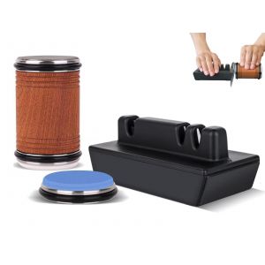 Aff&ucirc;teur De Couteaux Magn&eacute;tique 5 En 1 Avec Molette Pour Couteaux De Cuisine - Neuf